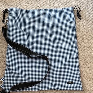 Scout blue gingham laundry bag. Only used a few times.